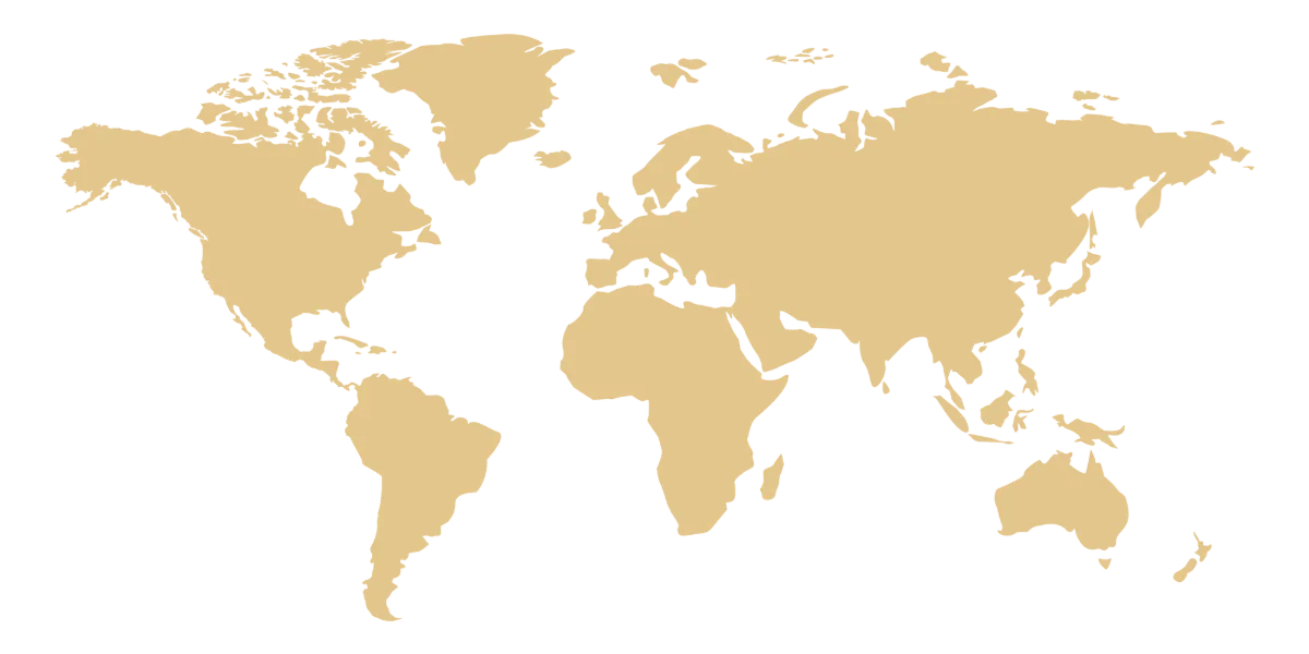 Map of Ivy Beauty & Bubbles salons worldwide: Warsaw, Dubai, Abu Dhabi, Doha and Miami